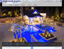 Tablet Screenshot of hightechpools.com
